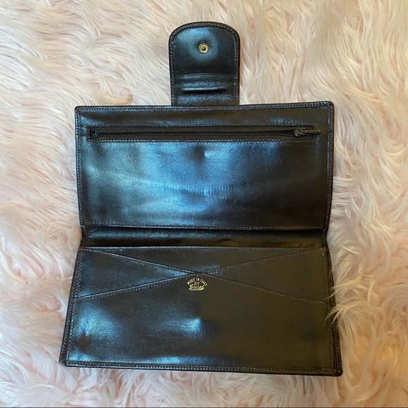 Vintage 70s Gucci Sherry Line Bifold Wallet - Picture 7 of 13
